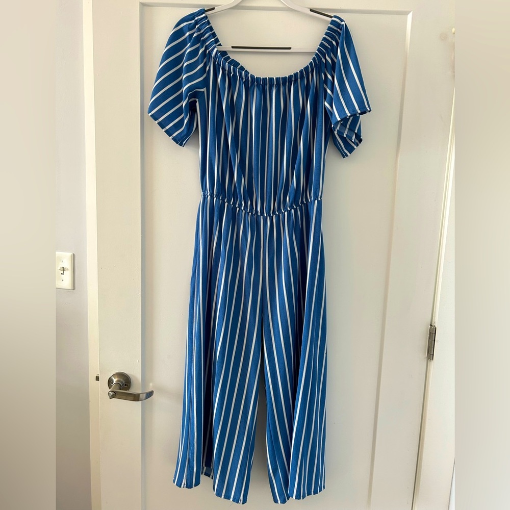 Fashion Nova Striped Romper